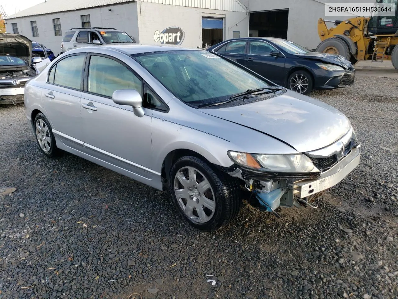 2009 Honda Civic Lx VIN: 2HGFA16519H536644 Lot: 79056994