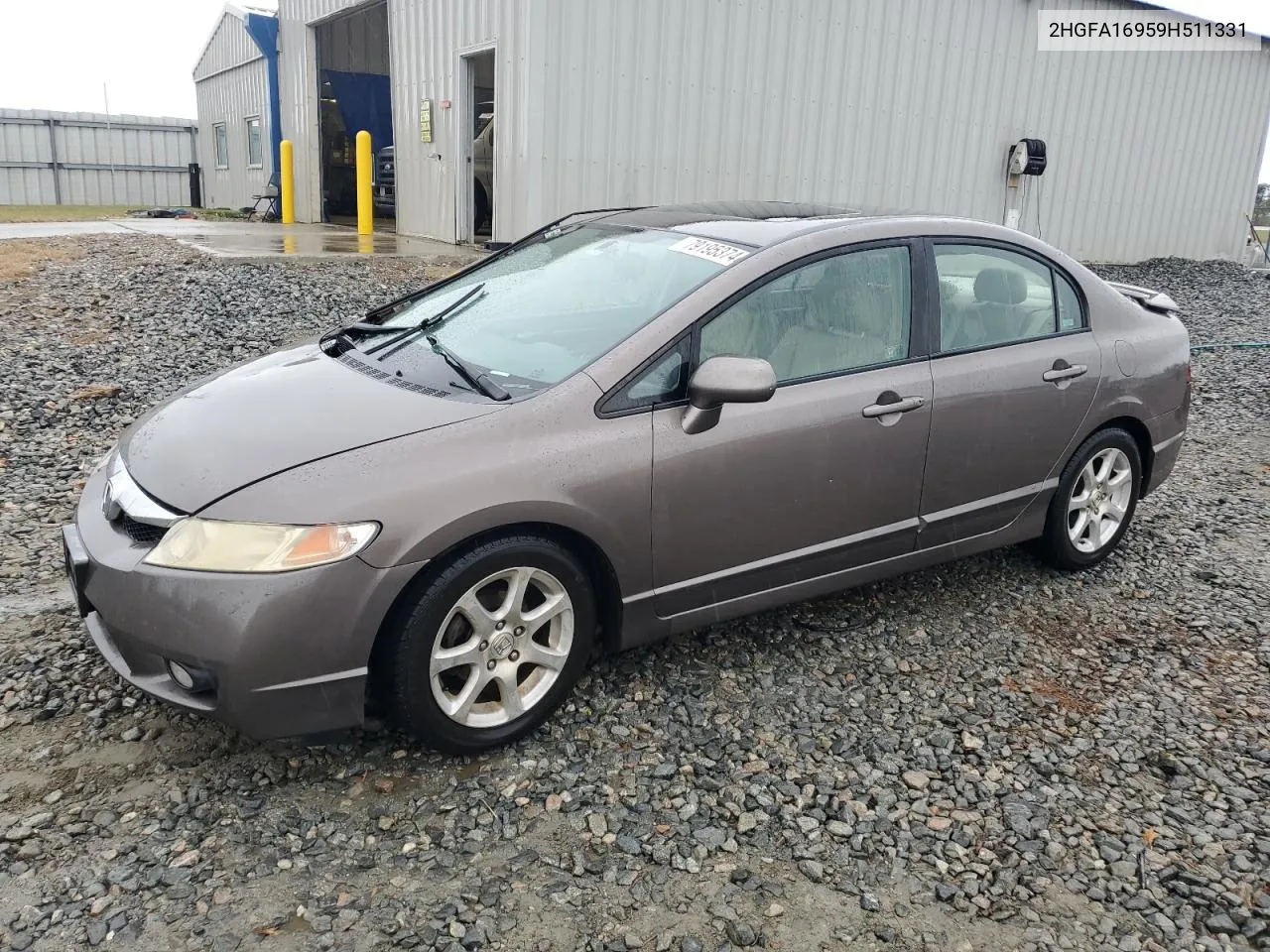 2009 Honda Civic Exl VIN: 2HGFA16959H511331 Lot: 79195374