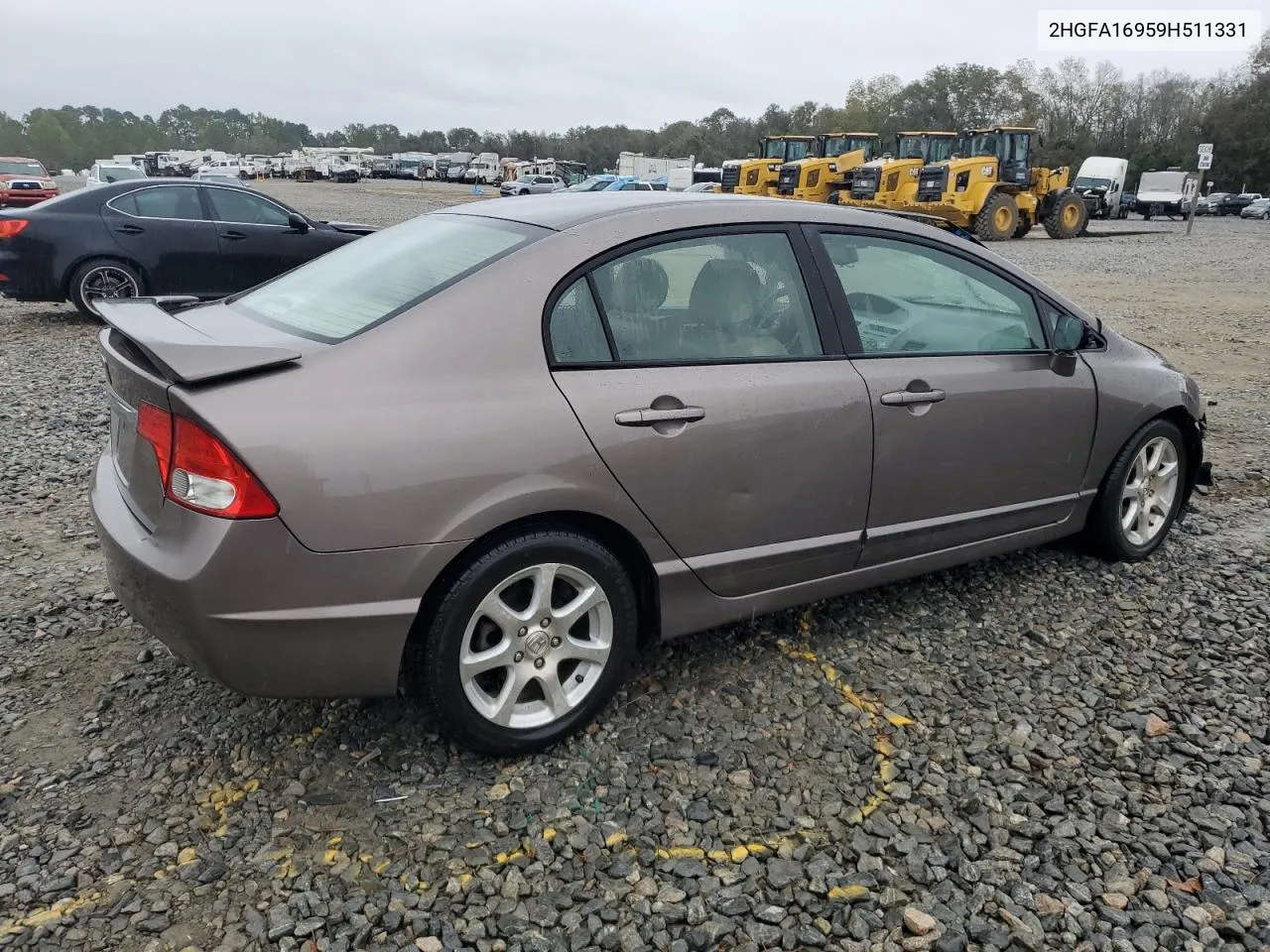 2009 Honda Civic Exl VIN: 2HGFA16959H511331 Lot: 79195374