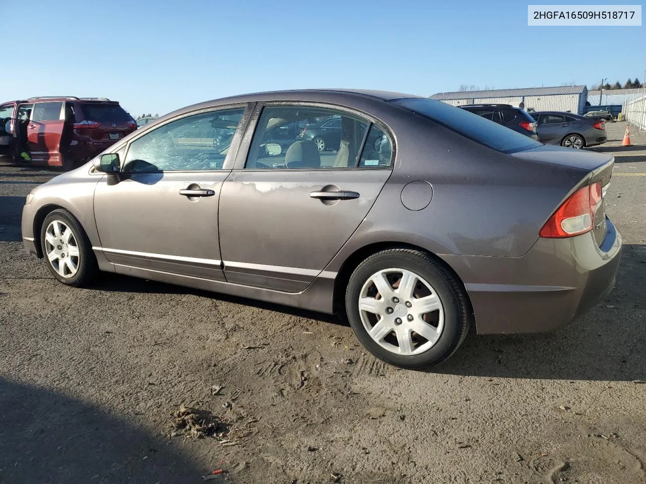 2009 Honda Civic Lx VIN: 2HGFA16509H518717 Lot: 79237774