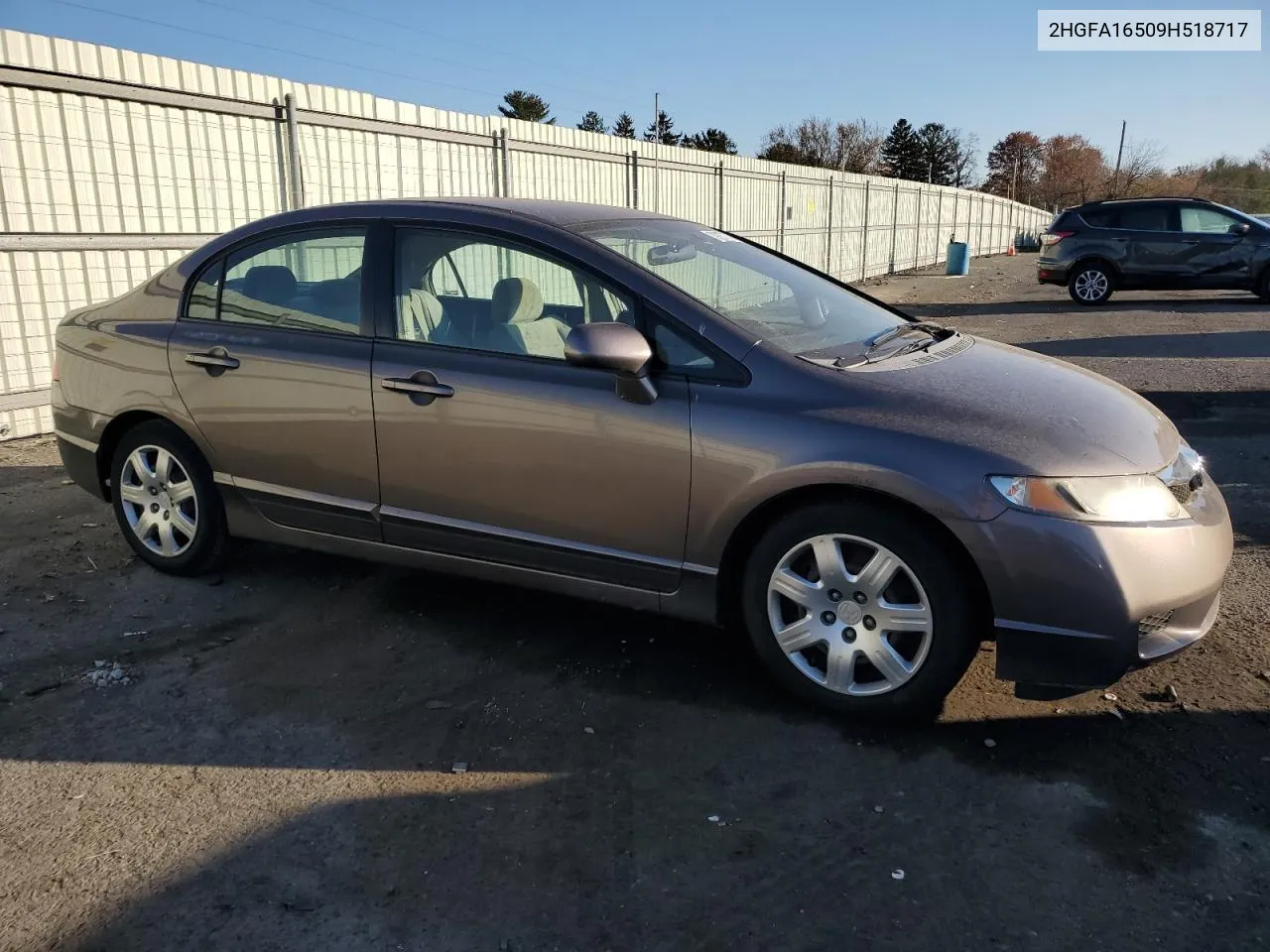 2009 Honda Civic Lx VIN: 2HGFA16509H518717 Lot: 79237774