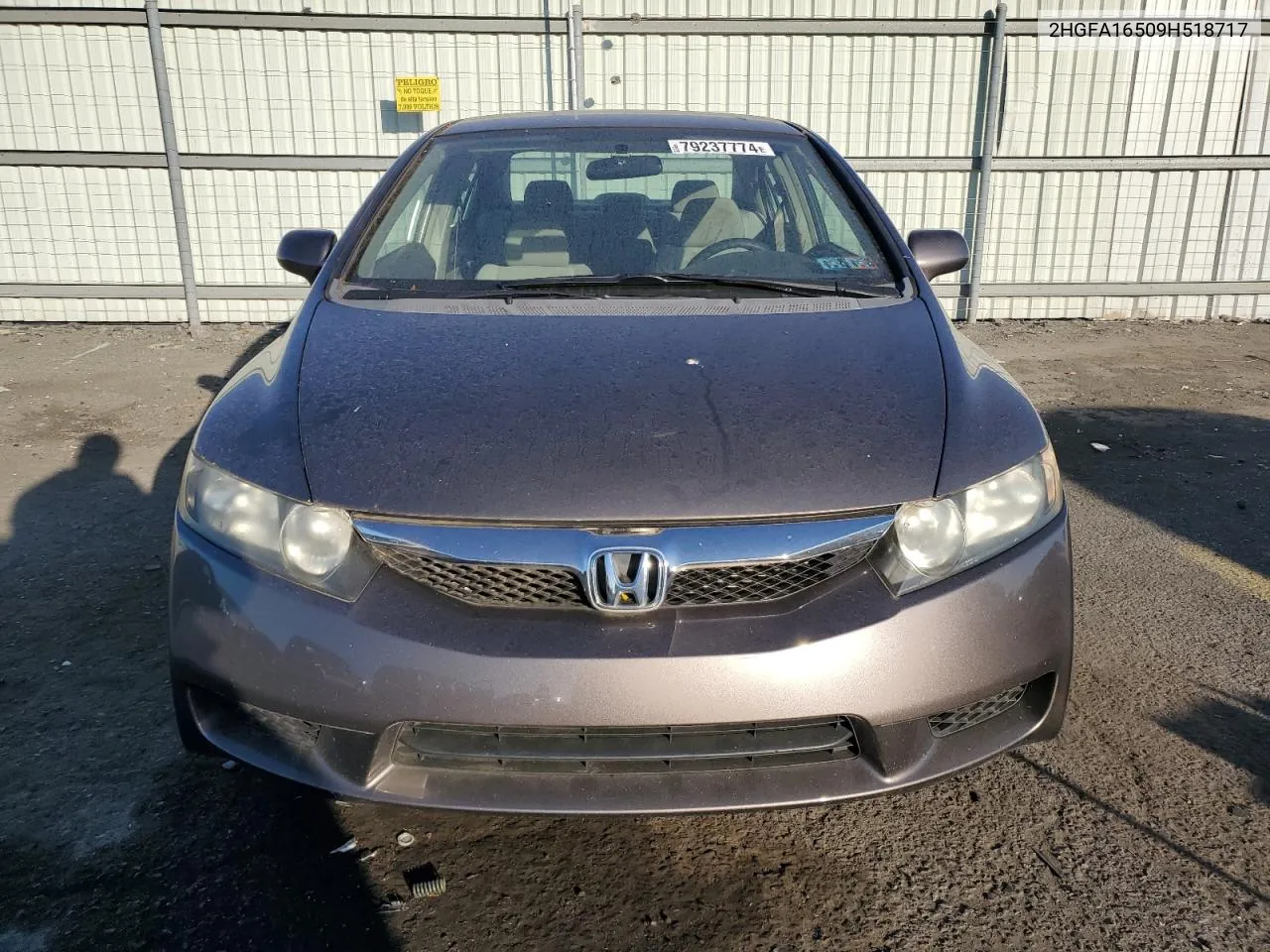 2009 Honda Civic Lx VIN: 2HGFA16509H518717 Lot: 79237774