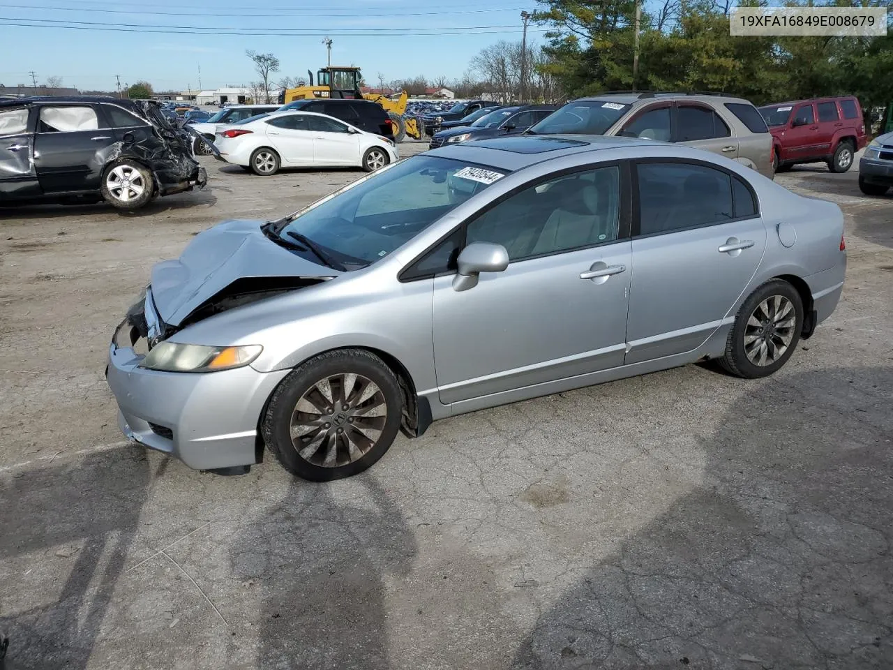 2009 Honda Civic Ex VIN: 19XFA16849E008679 Lot: 79420544