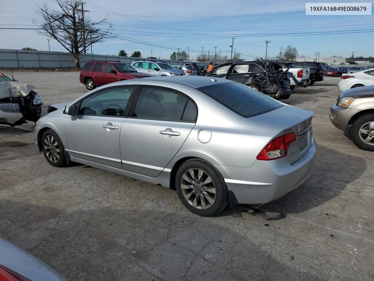 2009 Honda Civic Ex VIN: 19XFA16849E008679 Lot: 79420544