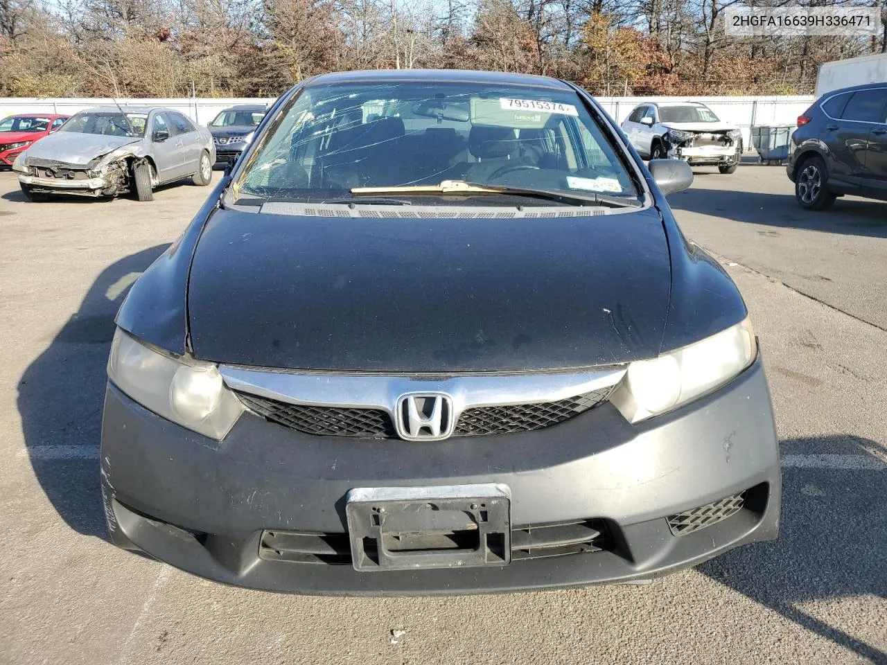 2009 Honda Civic Lx-S VIN: 2HGFA16639H336471 Lot: 79515374