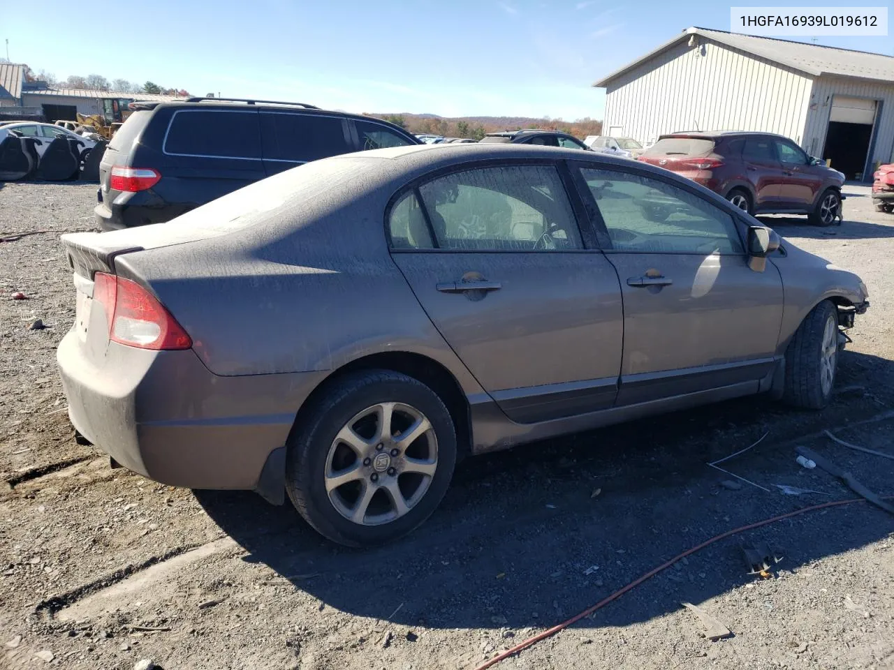 2009 Honda Civic Exl VIN: 1HGFA16939L019612 Lot: 79515834