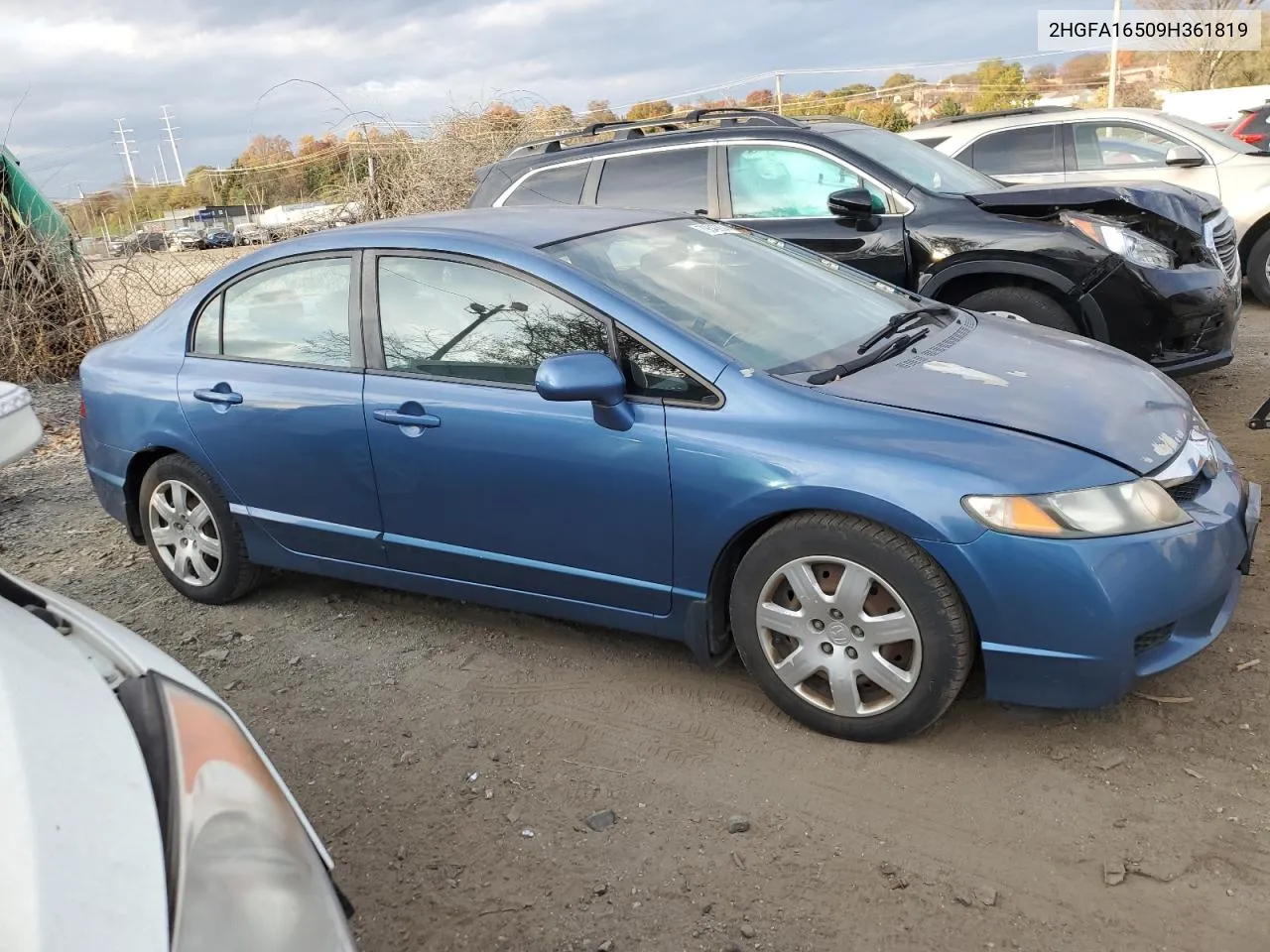 2009 Honda Civic Lx VIN: 2HGFA16509H361819 Lot: 79846904