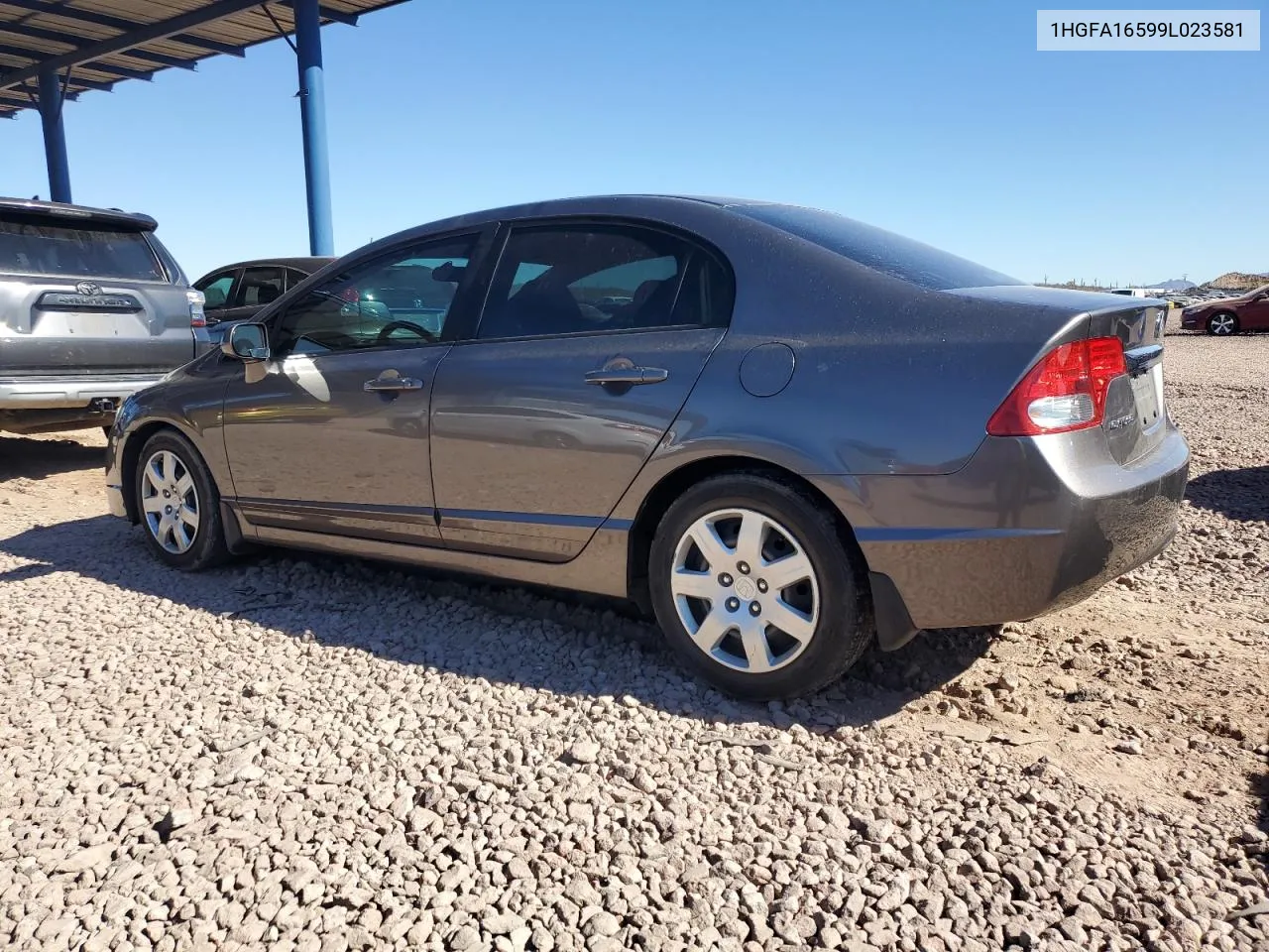 2009 Honda Civic Lx VIN: 1HGFA16599L023581 Lot: 80048194