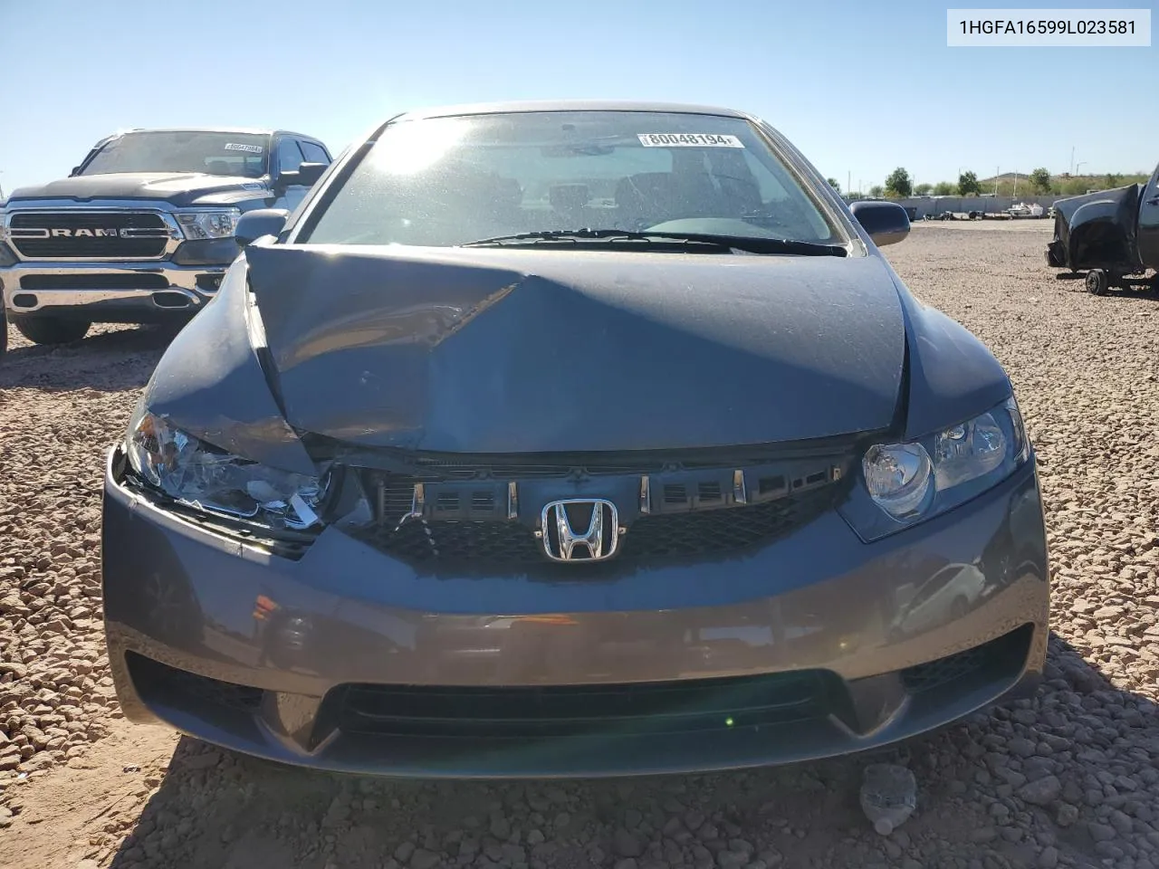 2009 Honda Civic Lx VIN: 1HGFA16599L023581 Lot: 80048194