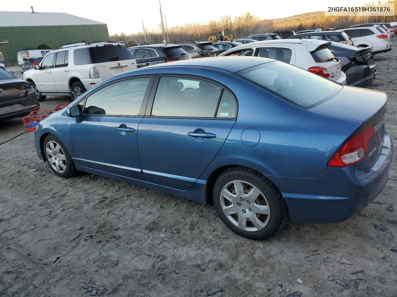 2009 Honda Civic Lx VIN: 2HGFA16519H361876 Lot: 80697984