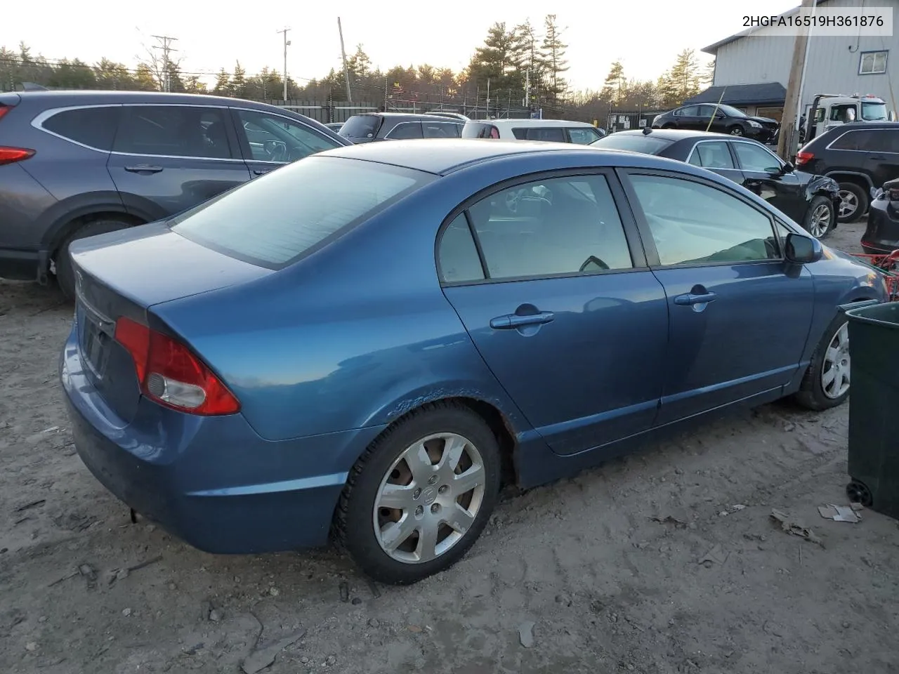 2009 Honda Civic Lx VIN: 2HGFA16519H361876 Lot: 80697984