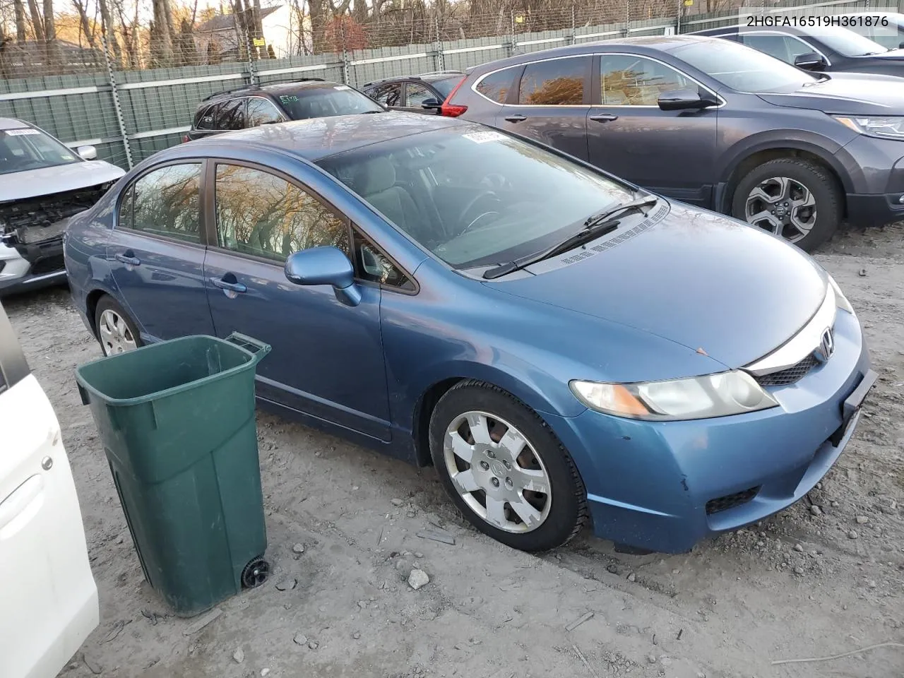 2009 Honda Civic Lx VIN: 2HGFA16519H361876 Lot: 80697984