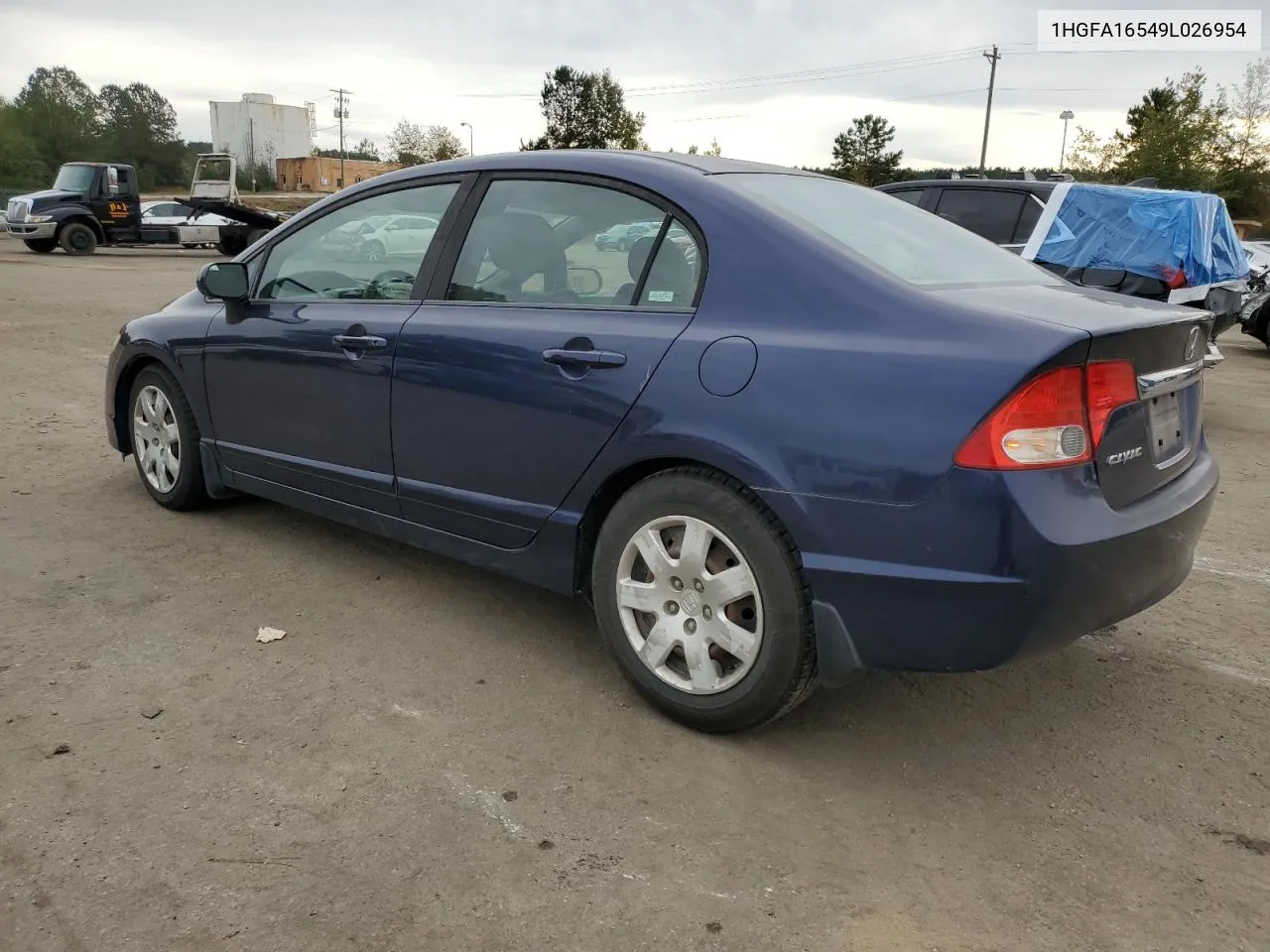 2009 Honda Civic Lx VIN: 1HGFA16549L026954 Lot: 80906314