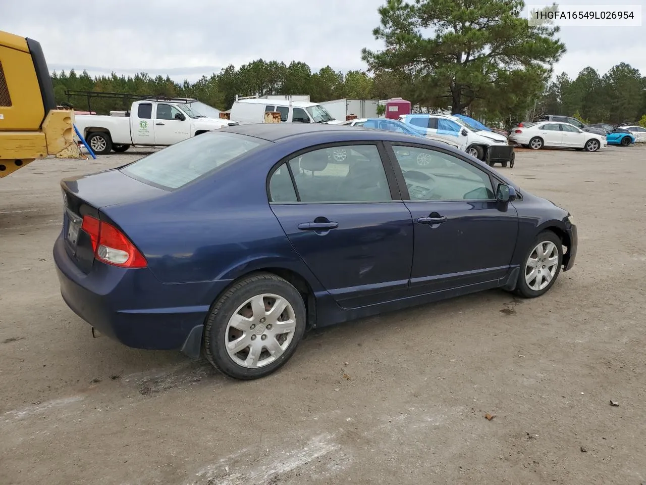 2009 Honda Civic Lx VIN: 1HGFA16549L026954 Lot: 80906314