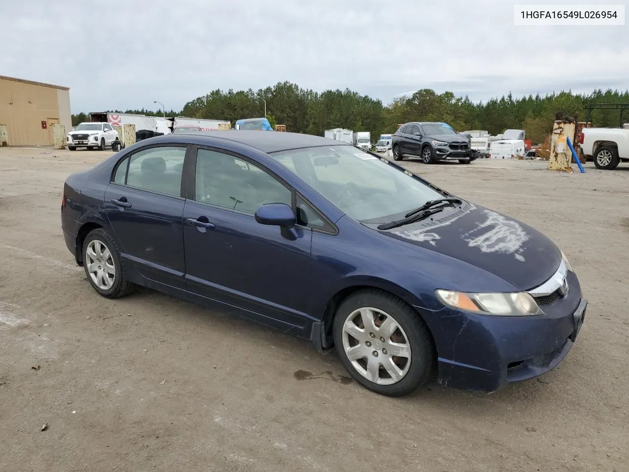 2009 Honda Civic Lx VIN: 1HGFA16549L026954 Lot: 80906314