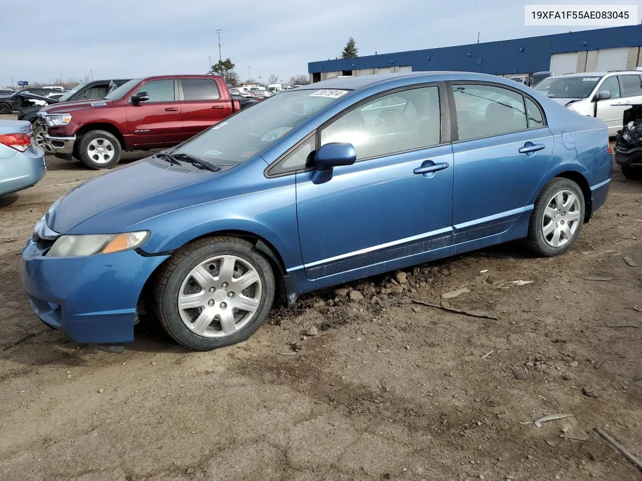 2010 Honda Civic Lx VIN: 19XFA1F55AE083045 Lot: 47391644