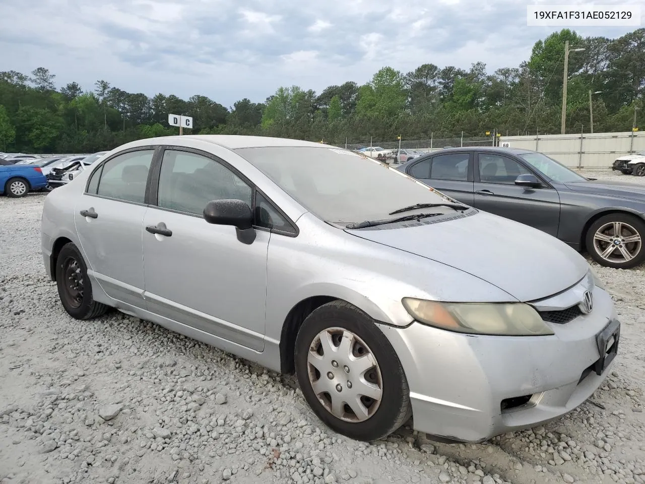 2010 Honda Civic Vp VIN: 19XFA1F31AE052129 Lot: 51388164