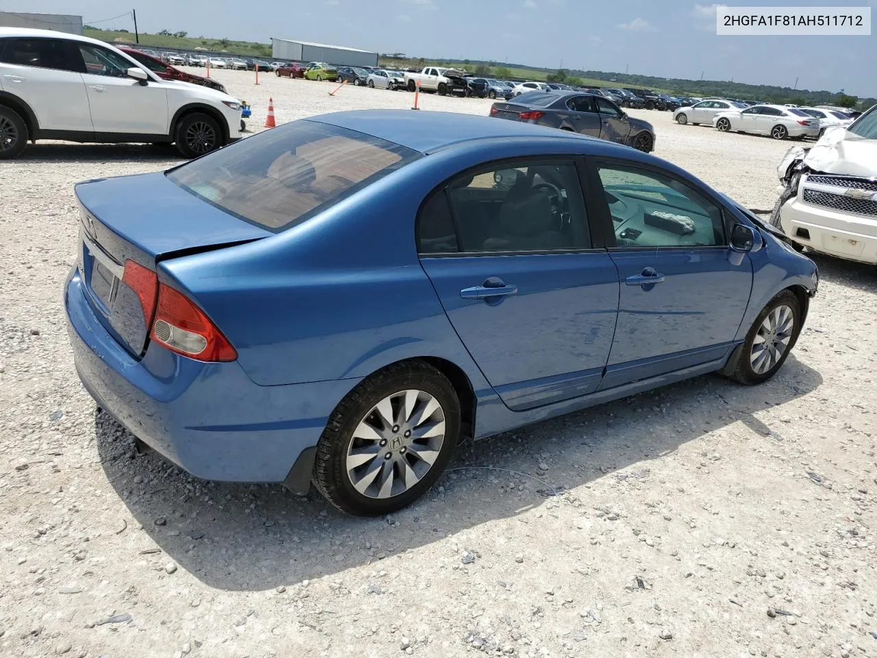 2010 Honda Civic Ex VIN: 2HGFA1F81AH511712 Lot: 52769214