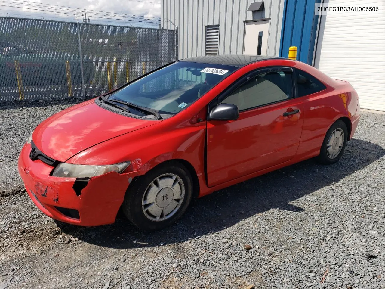 2010 Honda Civic Dx-G VIN: 2HGFG1B33AH006506 Lot: 56749634