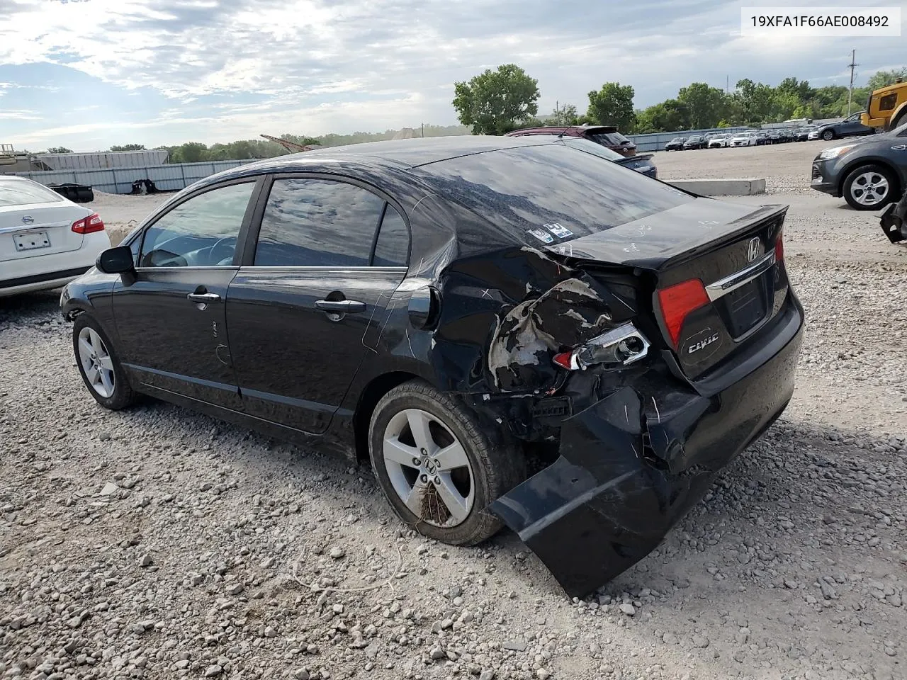 2010 Honda Civic Lx-S VIN: 19XFA1F66AE008492 Lot: 57163034