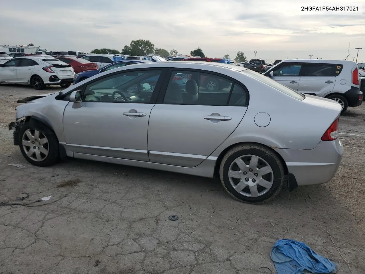 2010 Honda Civic Lx VIN: 2HGFA1F54AH317021 Lot: 61269214