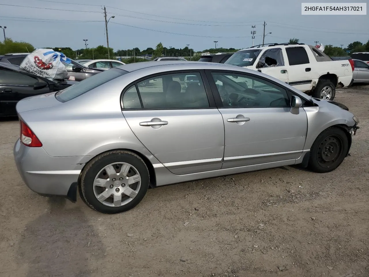 2010 Honda Civic Lx VIN: 2HGFA1F54AH317021 Lot: 61269214