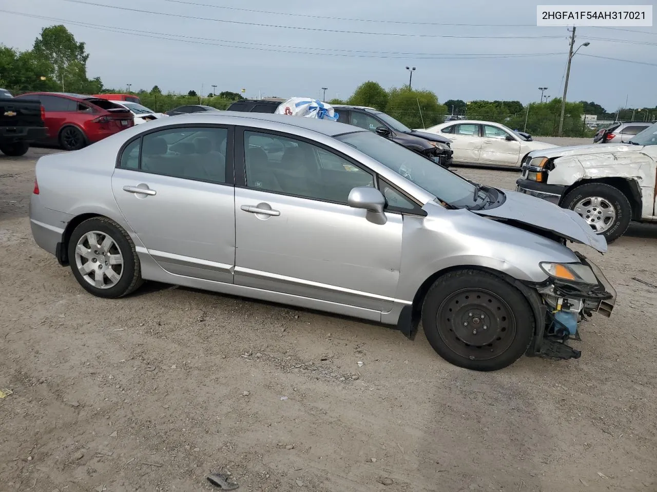 2010 Honda Civic Lx VIN: 2HGFA1F54AH317021 Lot: 61269214