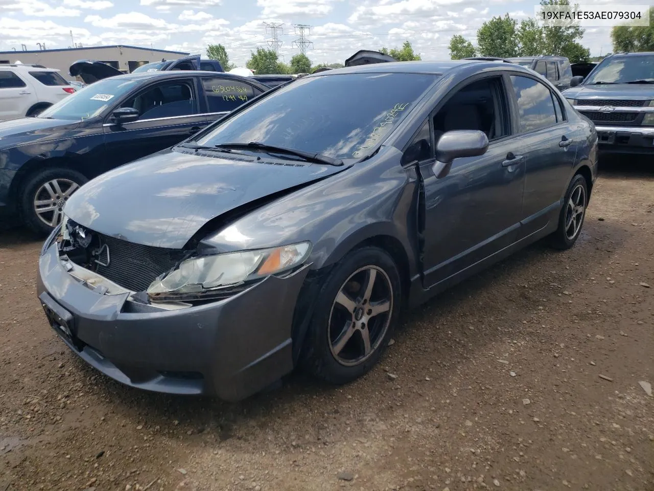 2010 Honda Civic Lx VIN: 19XFA1E53AE079304 Lot: 62874024