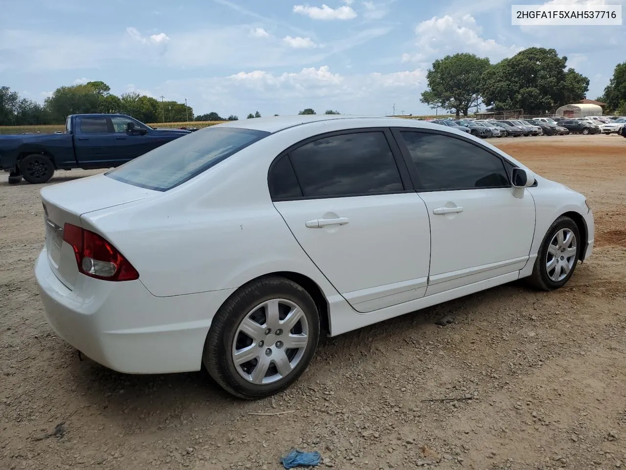 2010 Honda Civic Lx VIN: 2HGFA1F5XAH537716 Lot: 63103884