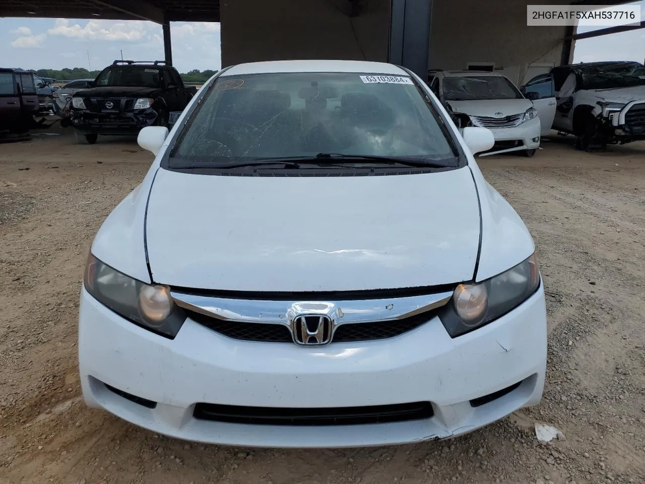 2010 Honda Civic Lx VIN: 2HGFA1F5XAH537716 Lot: 63103884