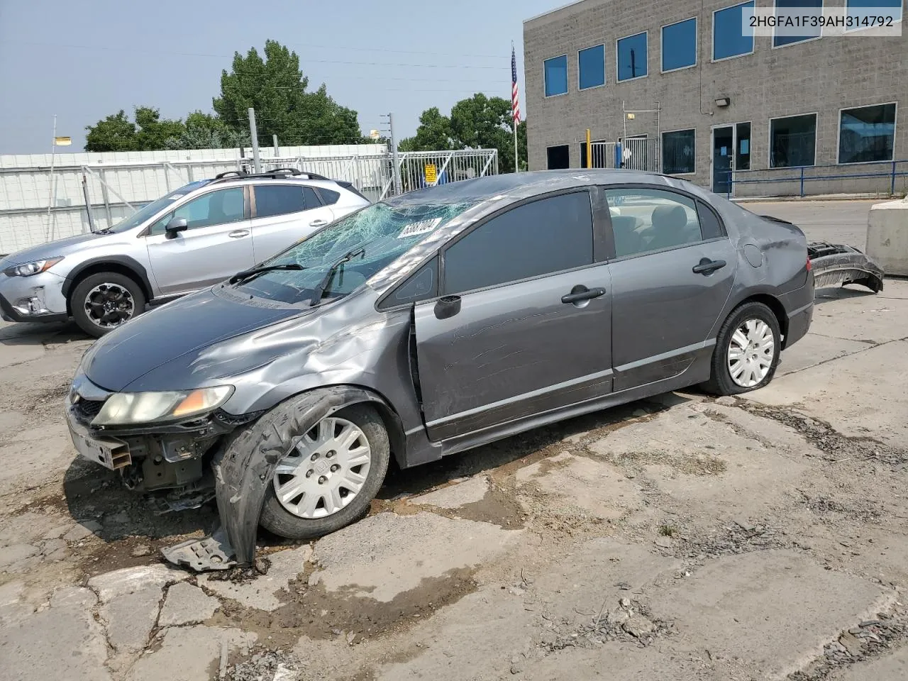 2HGFA1F39AH314792 2010 Honda Civic Vp