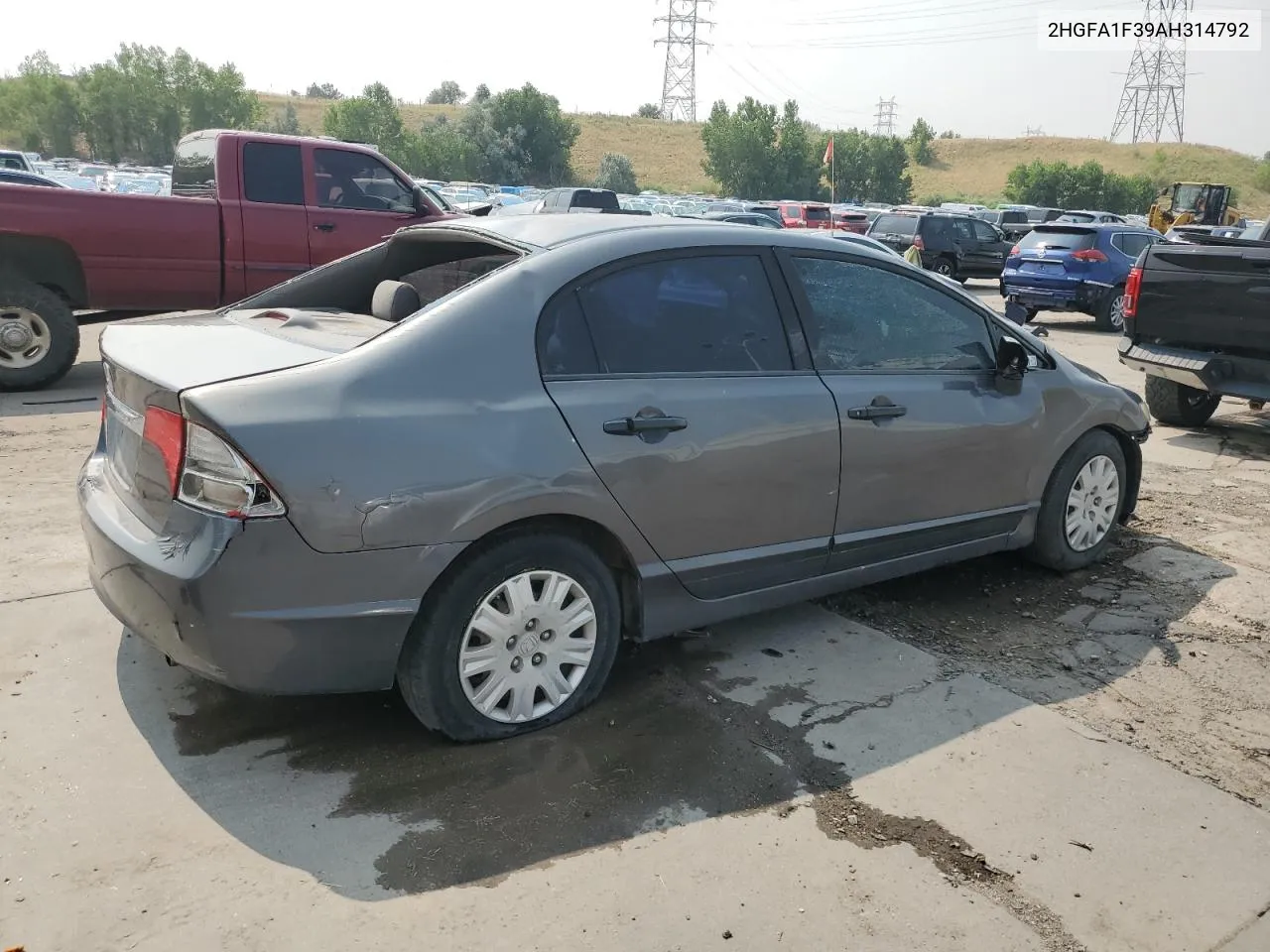 2HGFA1F39AH314792 2010 Honda Civic Vp