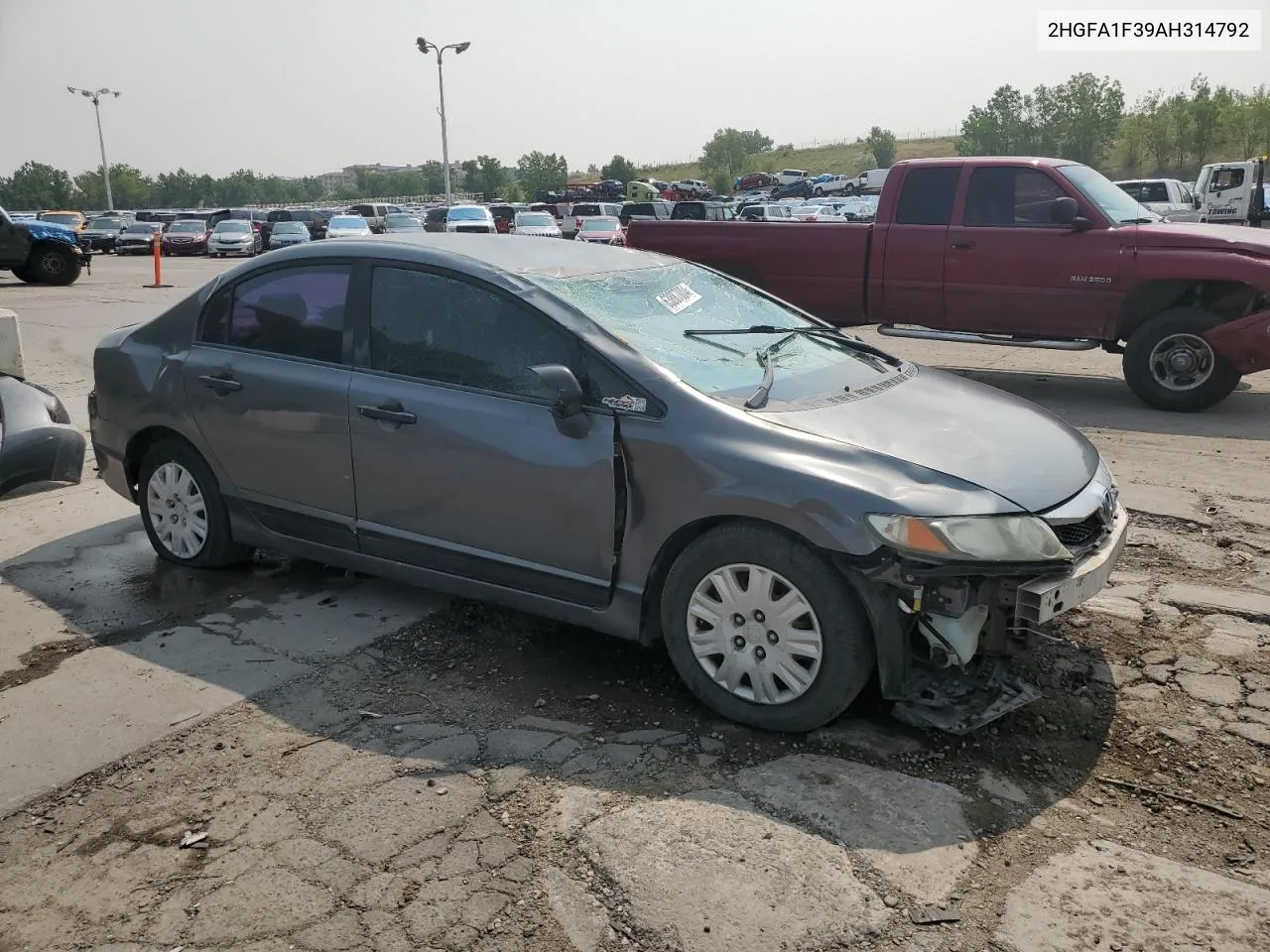 2HGFA1F39AH314792 2010 Honda Civic Vp