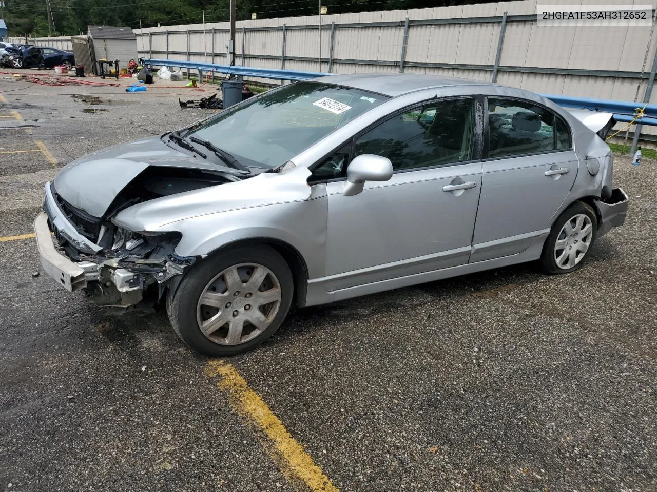 2010 Honda Civic Lx VIN: 2HGFA1F53AH312652 Lot: 64572114