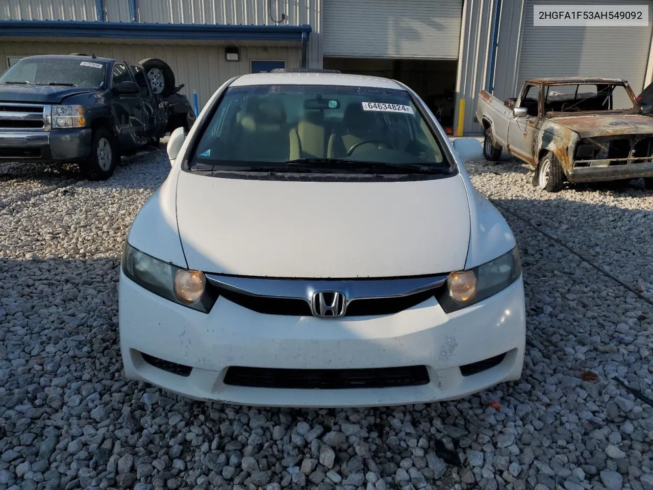 2010 Honda Civic Lx VIN: 2HGFA1F53AH549092 Lot: 64634824