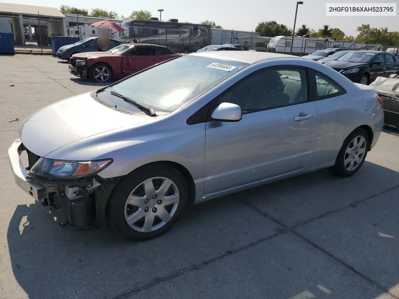 2HGFG1B6XAH523795 2010 Honda Civic Lx