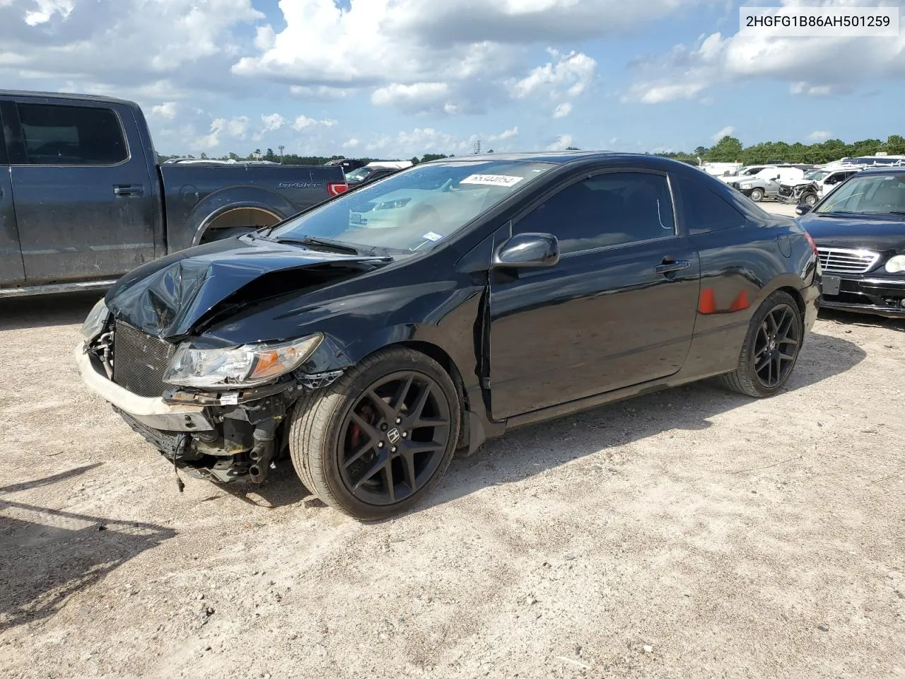 2010 Honda Civic Ex VIN: 2HGFG1B86AH501259 Lot: 65344054