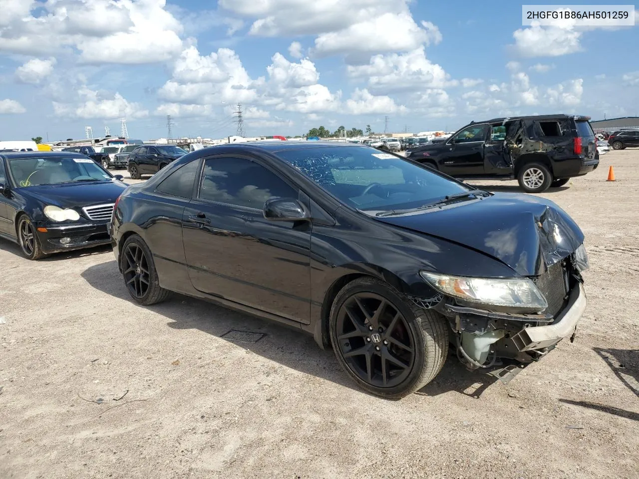 2010 Honda Civic Ex VIN: 2HGFG1B86AH501259 Lot: 65344054