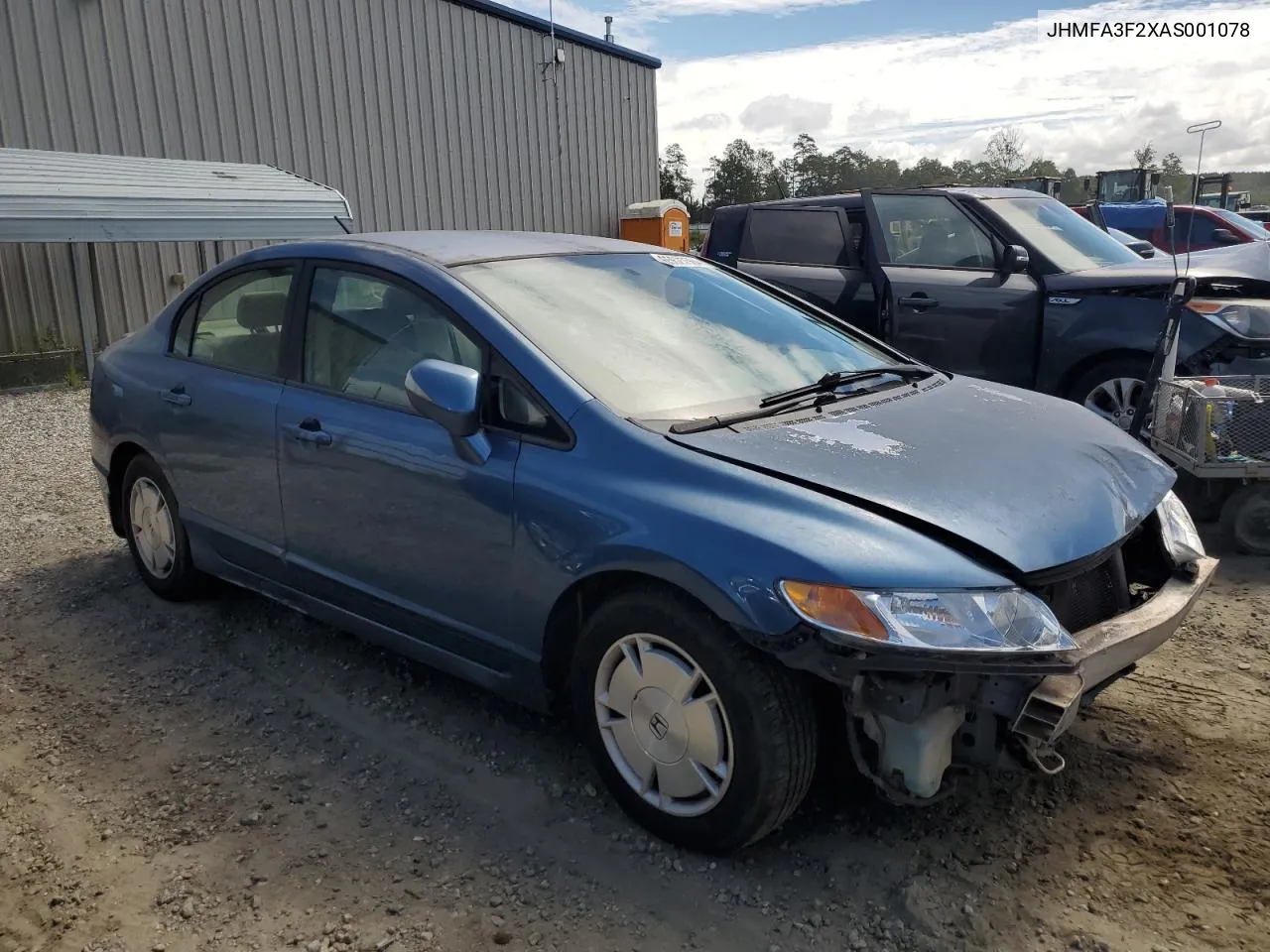 2010 Honda Civic Hybrid VIN: JHMFA3F2XAS001078 Lot: 65627564