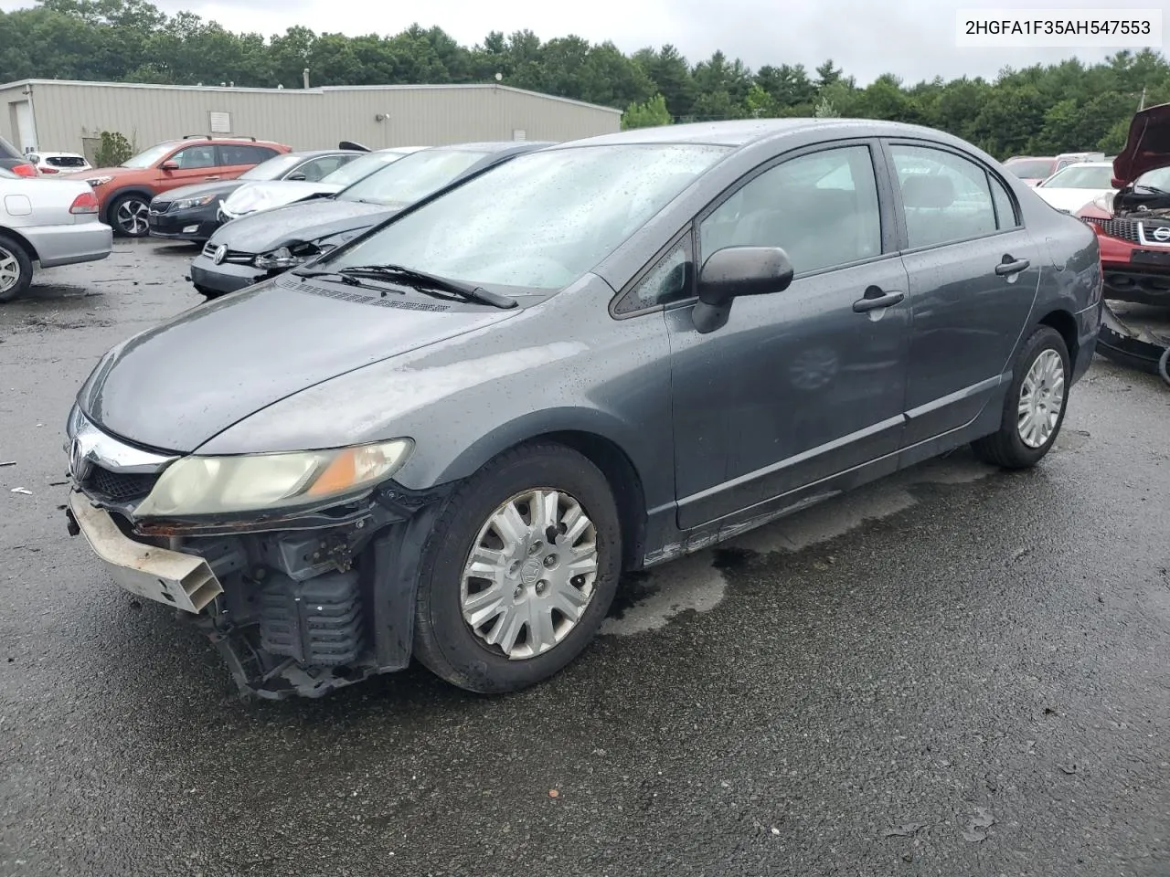 2010 Honda Civic Vp VIN: 2HGFA1F35AH547553 Lot: 66181444