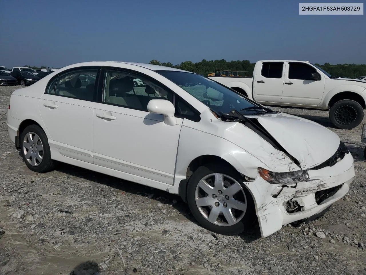 2010 Honda Civic Lx VIN: 2HGFA1F53AH503729 Lot: 66683134