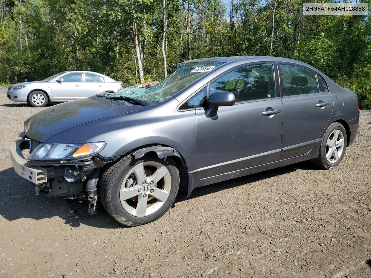 2010 Honda Civic Lx-S VIN: 2HGFA1F64AH028858 Lot: 66898884