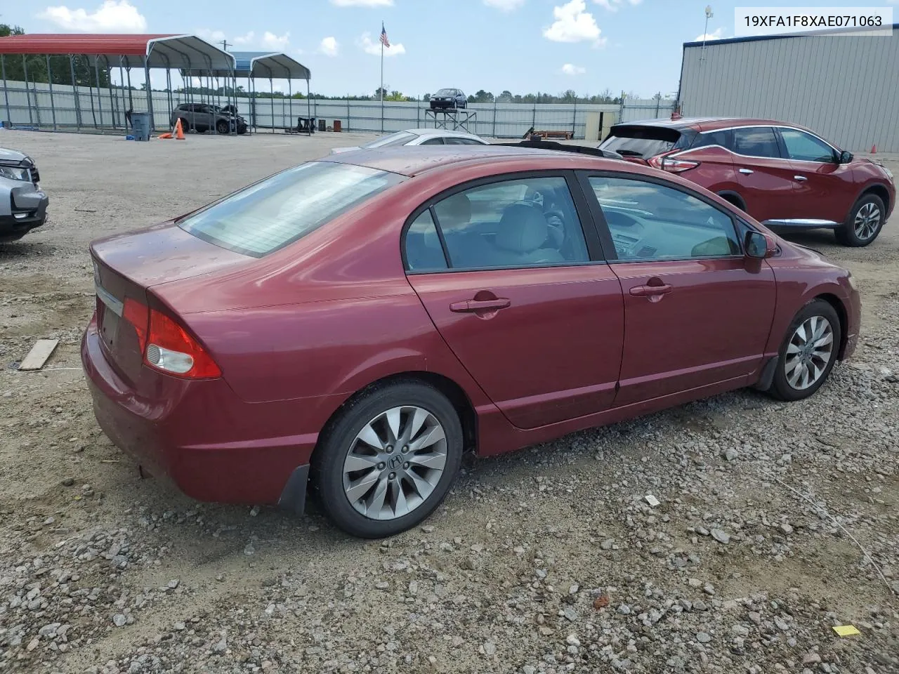 2010 Honda Civic Ex VIN: 19XFA1F8XAE071063 Lot: 67153094