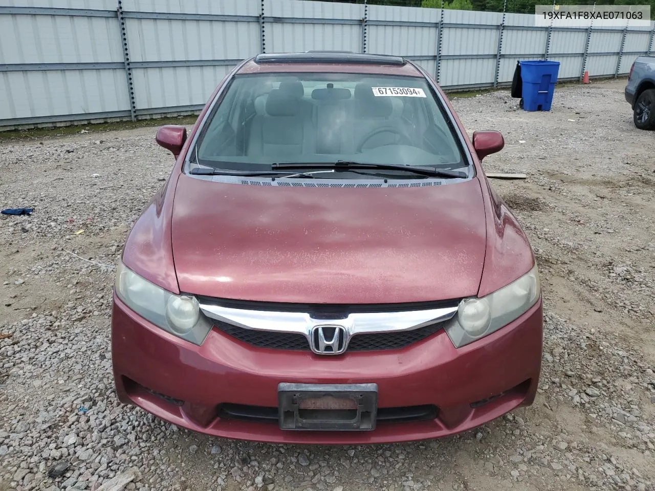 19XFA1F8XAE071063 2010 Honda Civic Ex