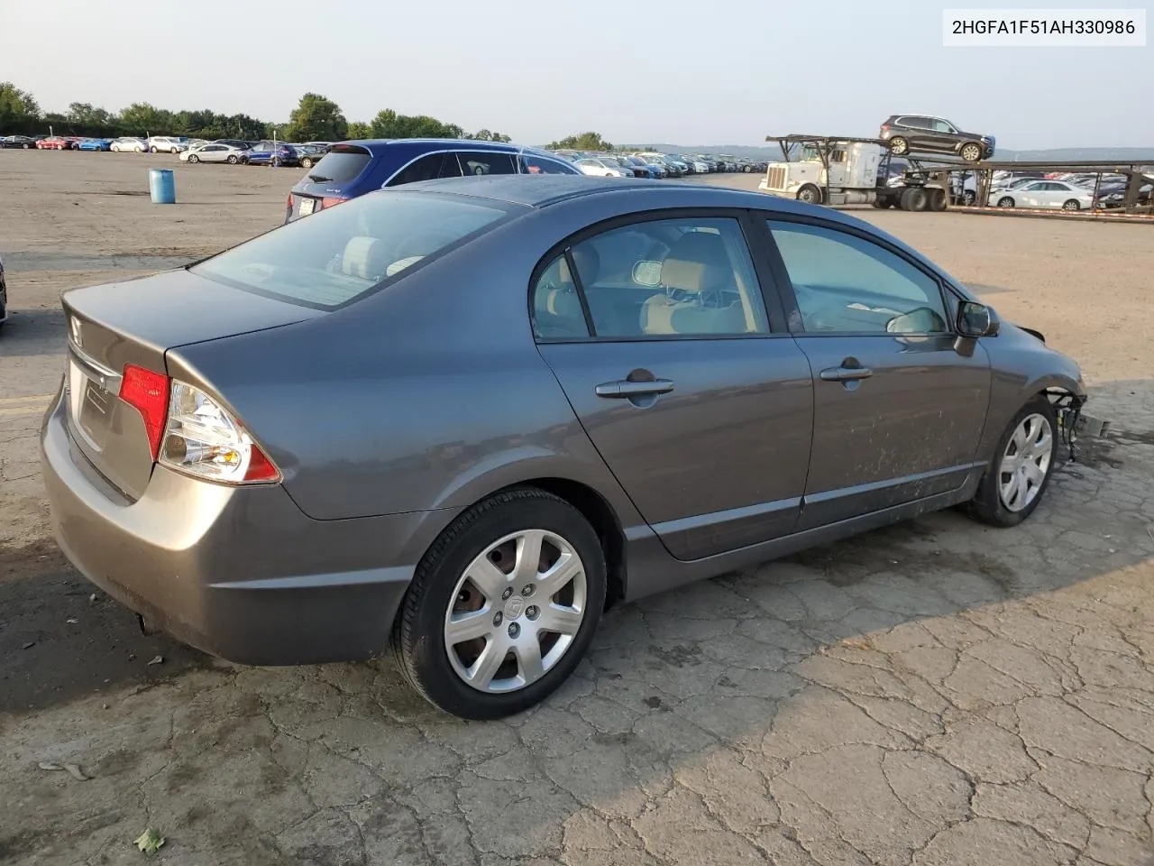 2010 Honda Civic Lx VIN: 2HGFA1F51AH330986 Lot: 67229284