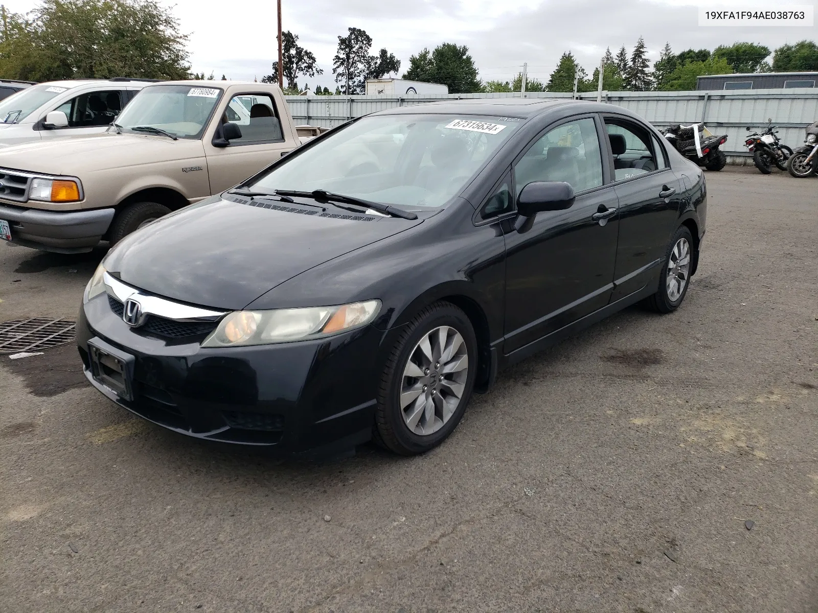 2010 Honda Civic Exl VIN: 19XFA1F94AE038763 Lot: 67315634