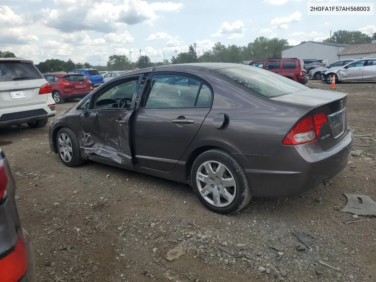 2010 Honda Civic Lx VIN: 2HGFA1F57AH568003 Lot: 67352174