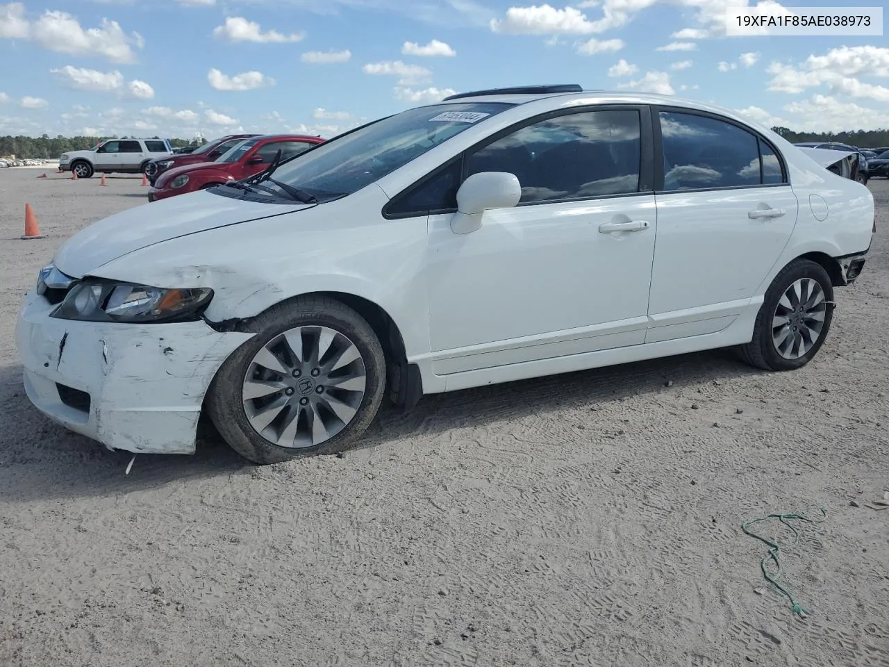 2010 Honda Civic Ex VIN: 19XFA1F85AE038973 Lot: 67453044