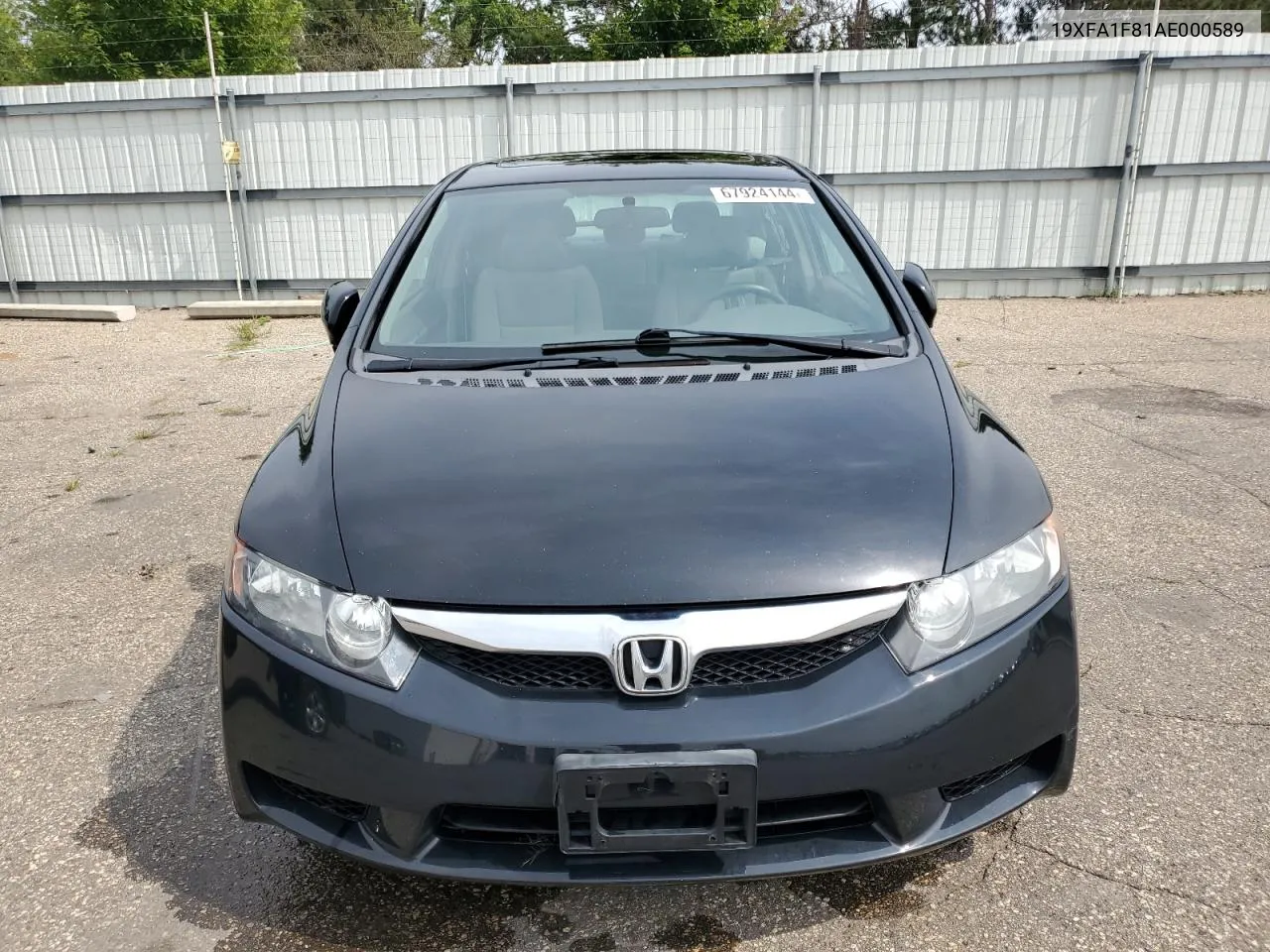 19XFA1F81AE000589 2010 Honda Civic Ex