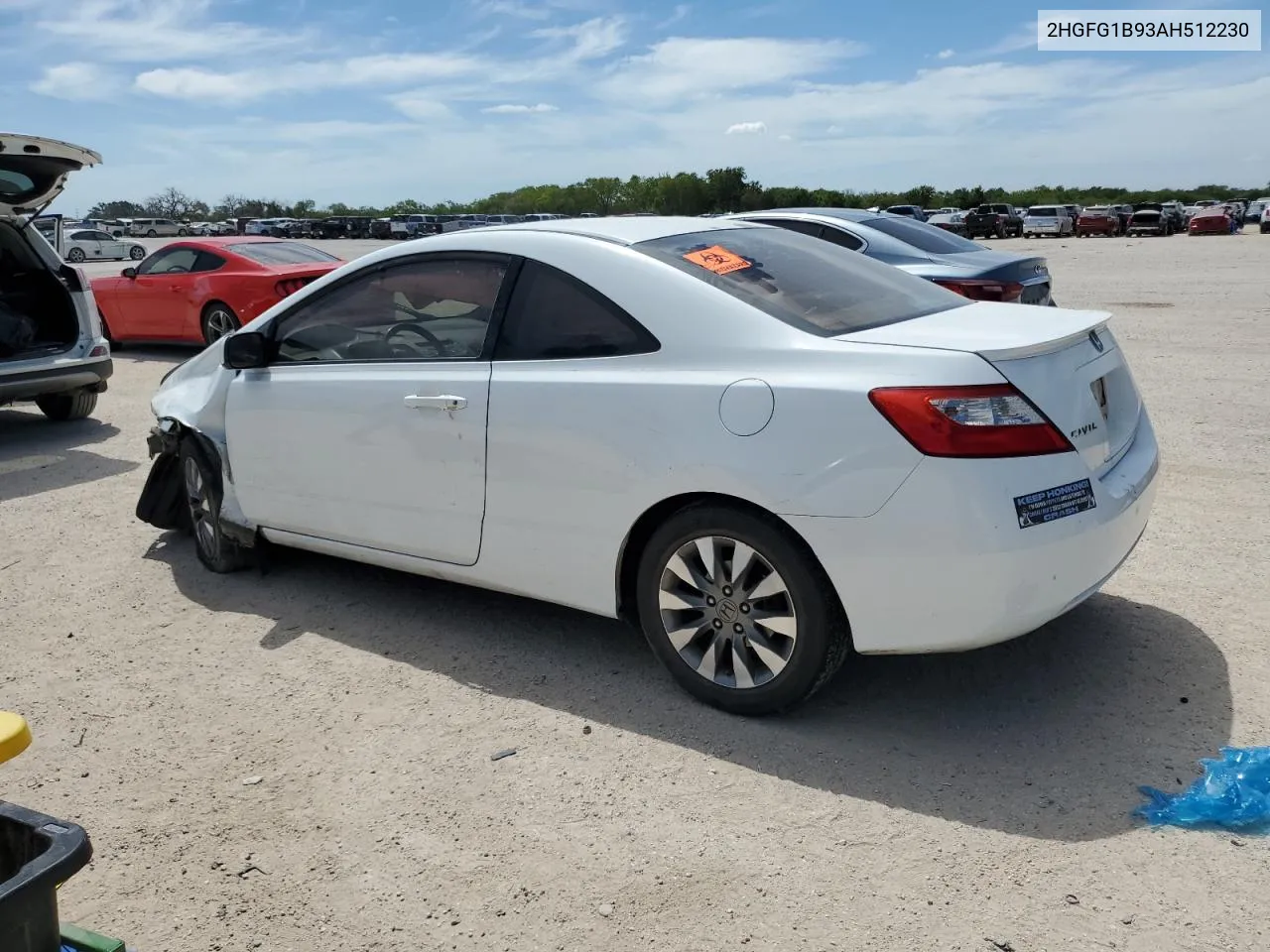 2010 Honda Civic Exl VIN: 2HGFG1B93AH512230 Lot: 67931074